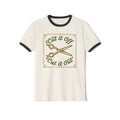 Cate Says- cRiticaL ERROR Vintage Scissors Barber & Stylist Ringer T-Shirt