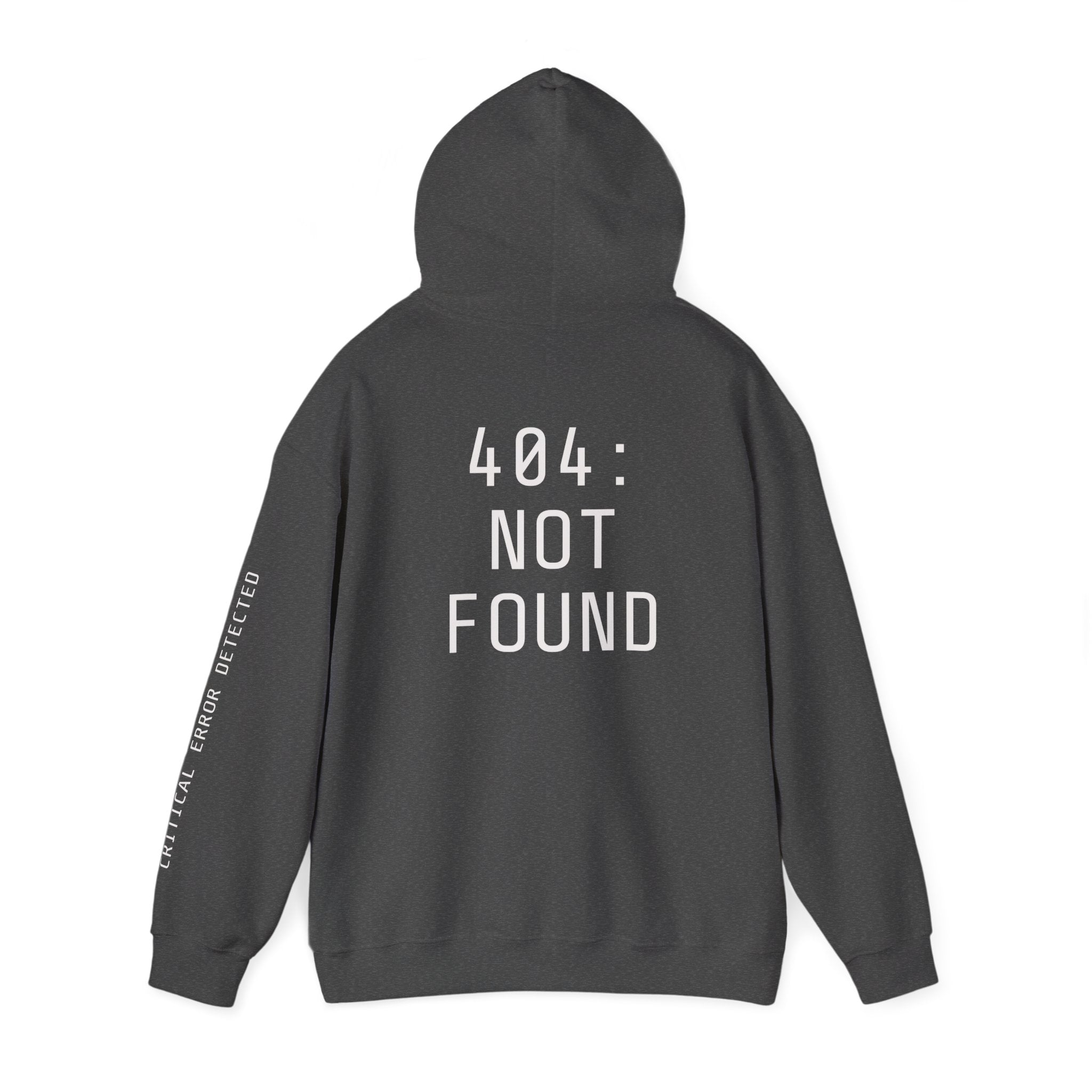 404 Error Robot Hoodie — Funny Tech & Programmer Sweatshirt