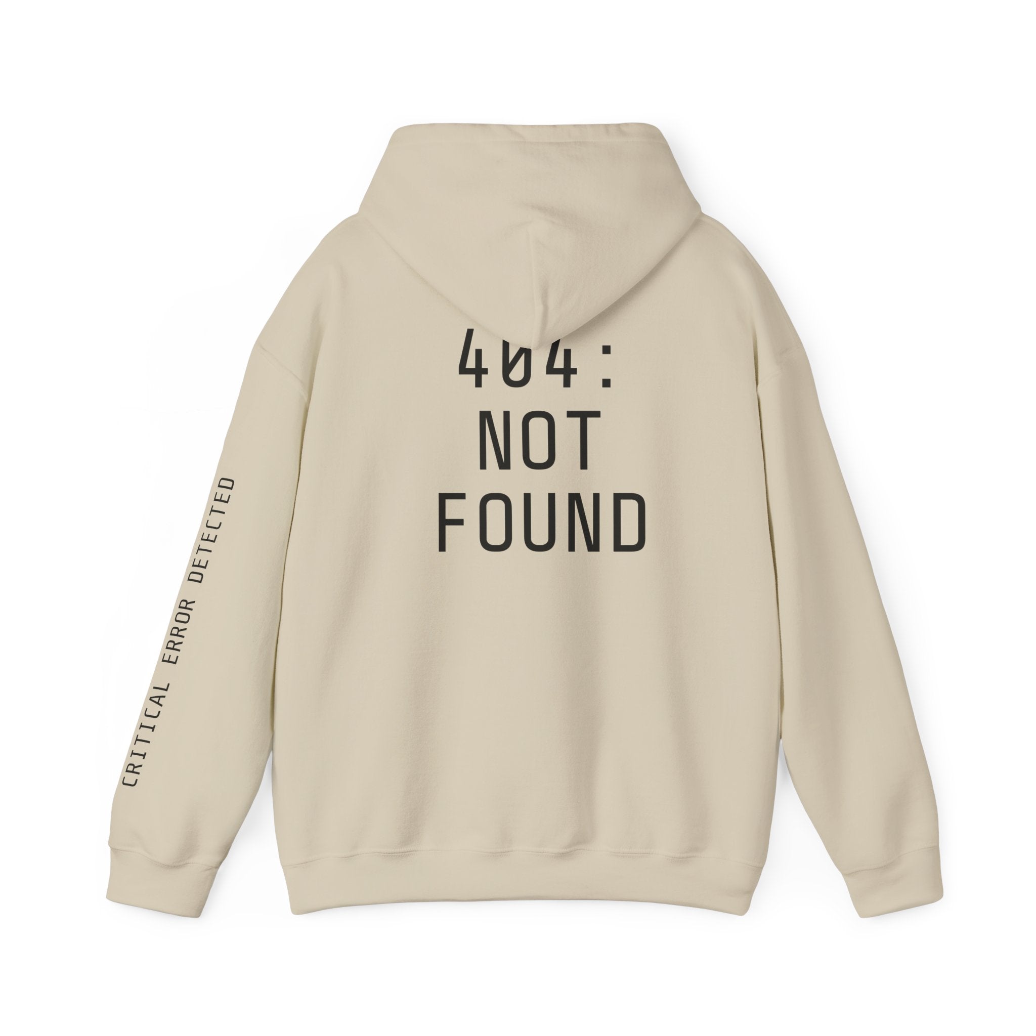 404 Error Robot Hoodie — Funny Tech & Programmer Sweatshirt