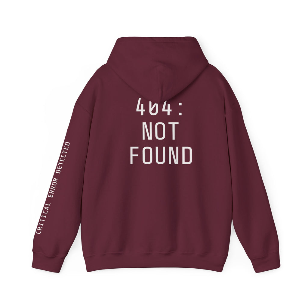 404 Error Robot Hoodie — Funny Tech & Programmer Sweatshirt