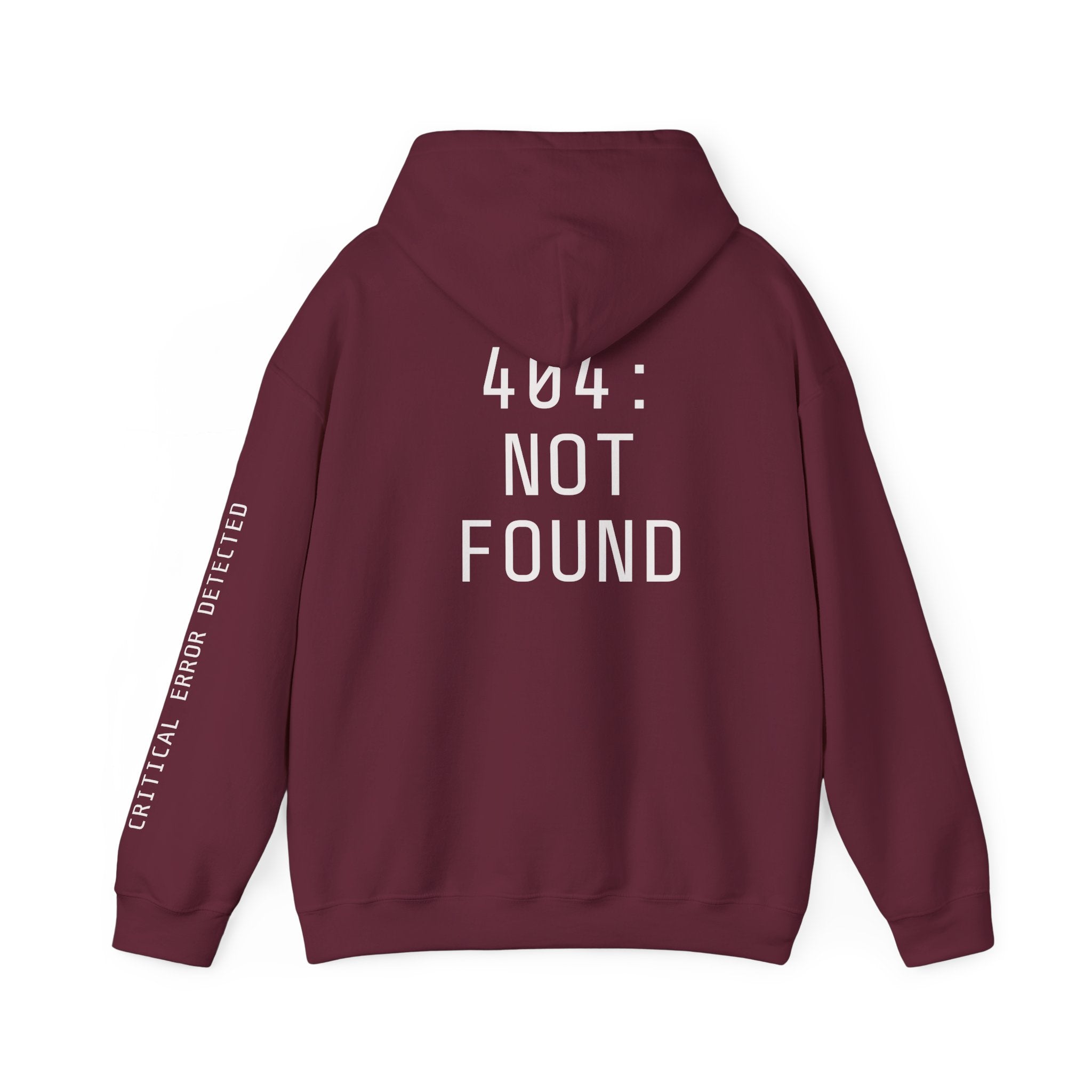 404 Error Robot Hoodie — Funny Tech & Programmer Sweatshirt