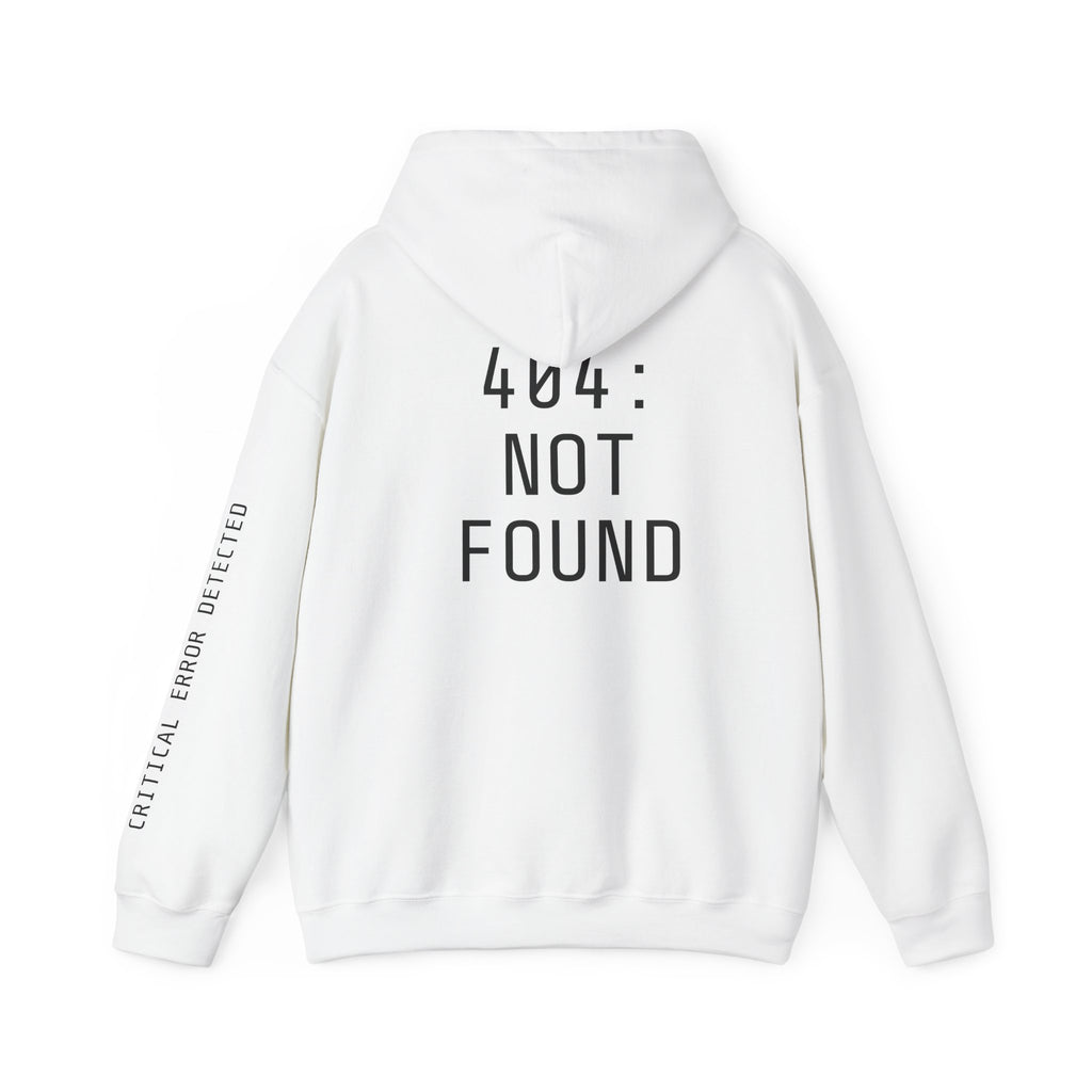 404 Error Robot Hoodie — Funny Tech & Programmer Sweatshirt