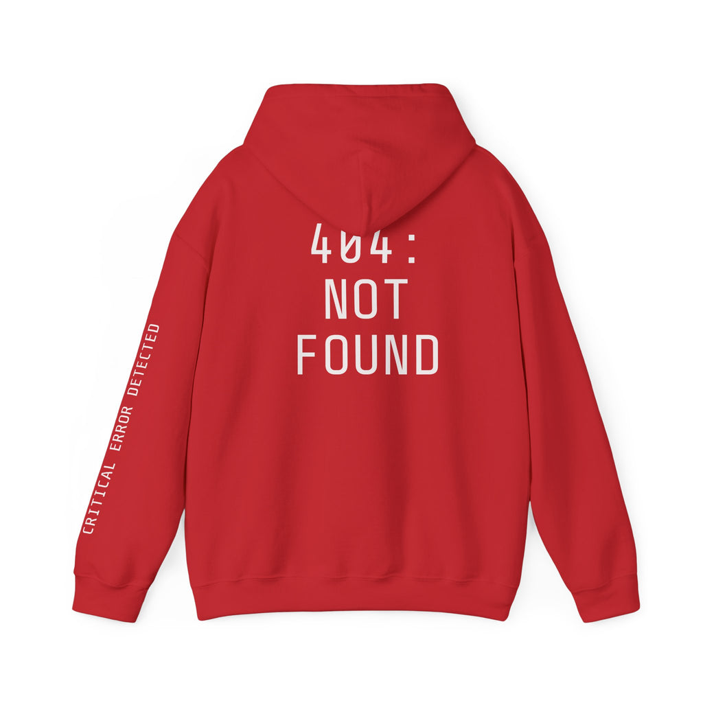 404 Error Robot Hoodie — Funny Tech & Programmer Sweatshirt