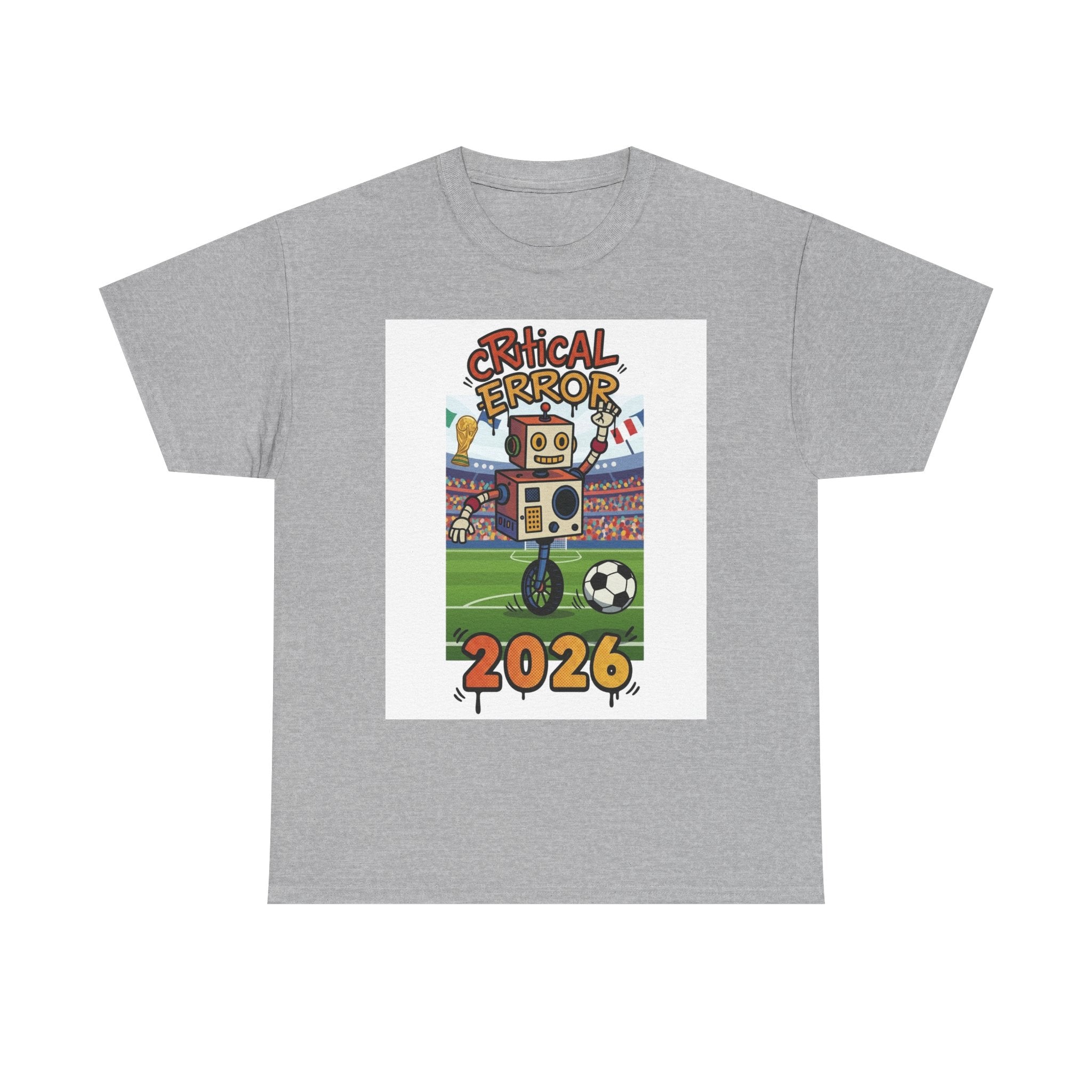cRitcaL ERROR Does Football T-Shirt — Gamer & Soccer Fan Tee
