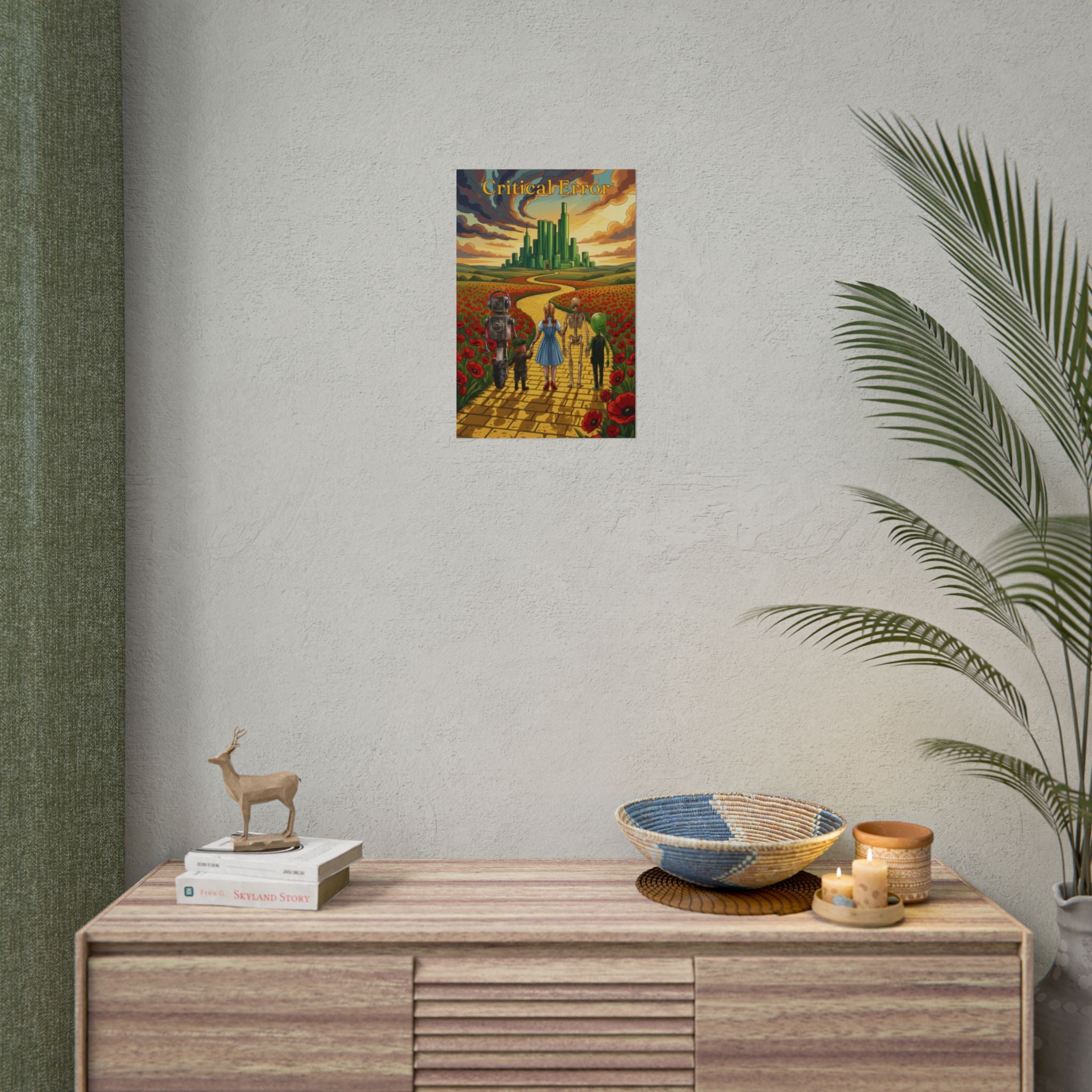 Gee Wiz- cRiticaL ERROR  Vintage Pop-Fantasy Art Print