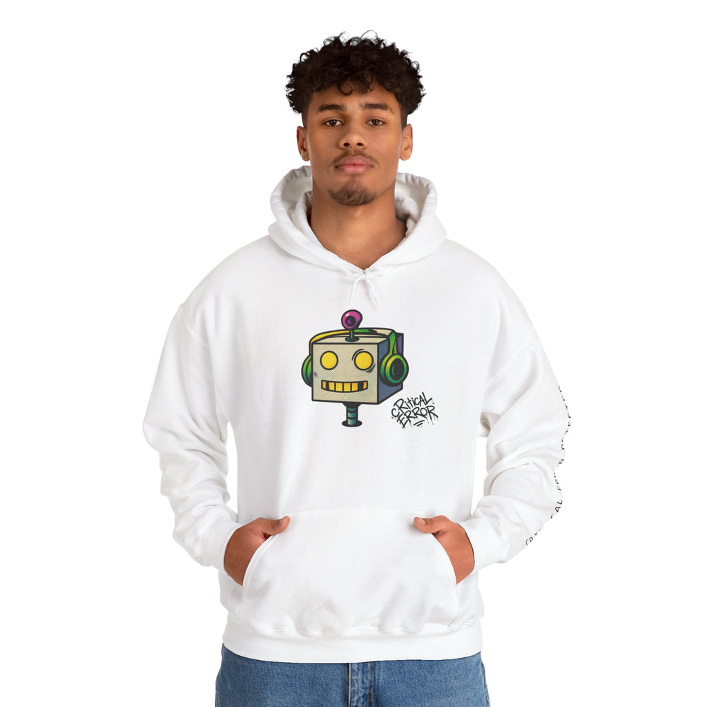 404 Error Robot Hoodie — Funny Tech & Programmer Sweatshirt