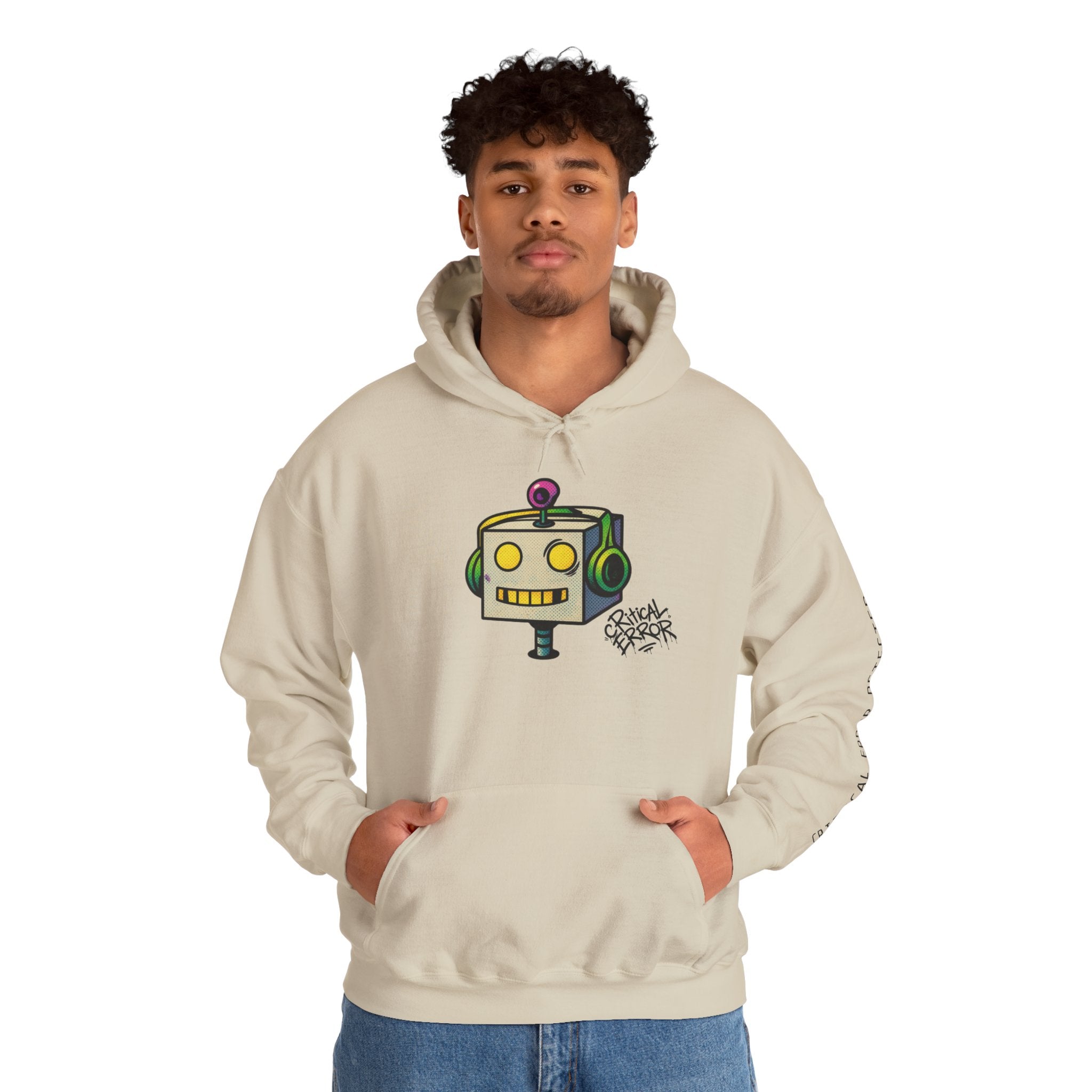 404 Error Robot Hoodie — Funny Tech & Programmer Sweatshirt