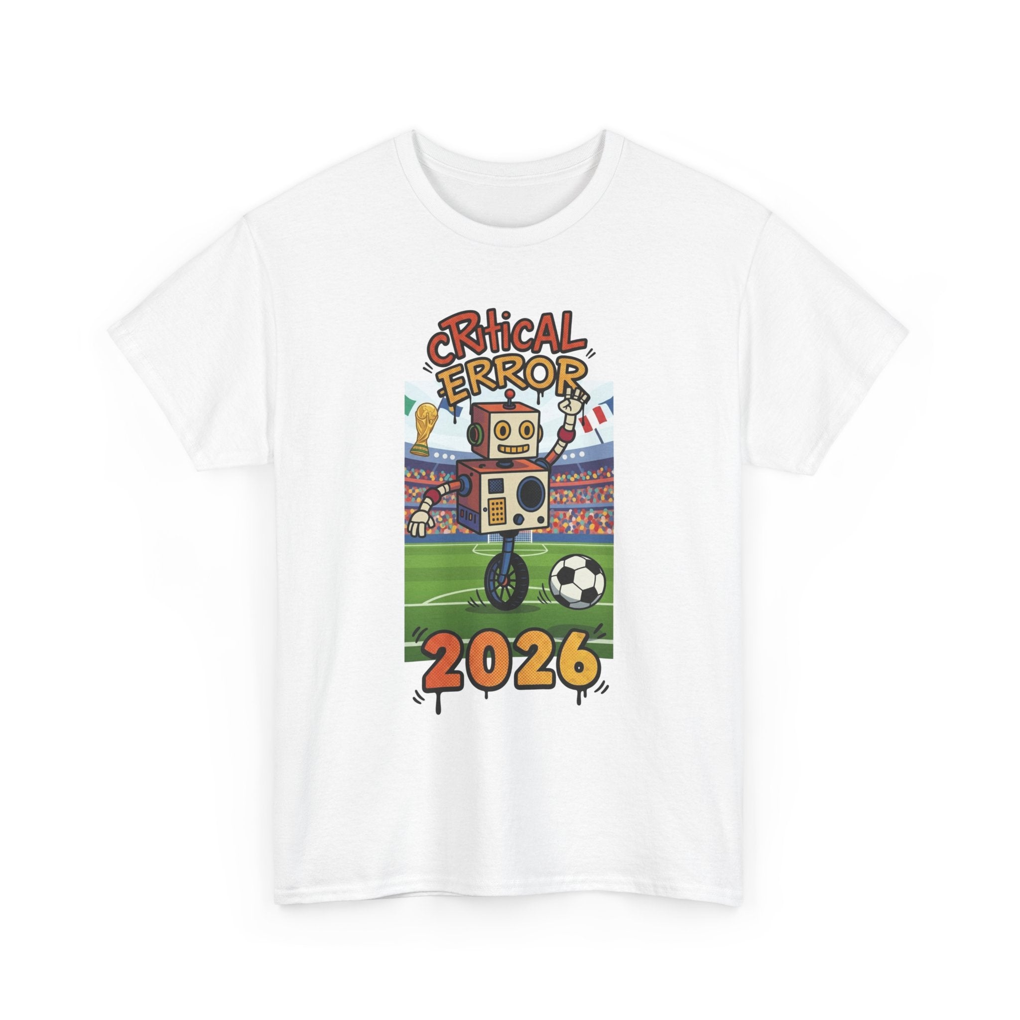 cRitcaL ERROR Does Football T-Shirt — Gamer & Soccer Fan Tee