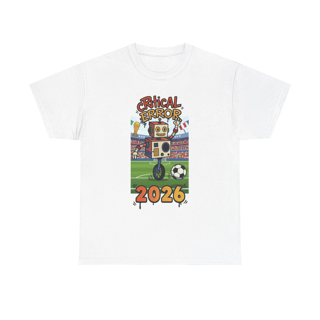 cRitcaL ERROR Does Football T-Shirt — Gamer & Soccer Fan Tee