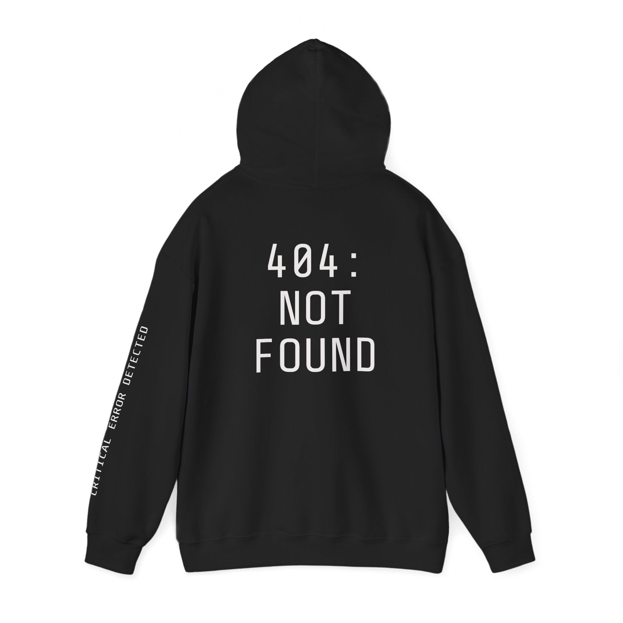 404 Error Robot Hoodie — Funny Tech & Programmer Sweatshirt