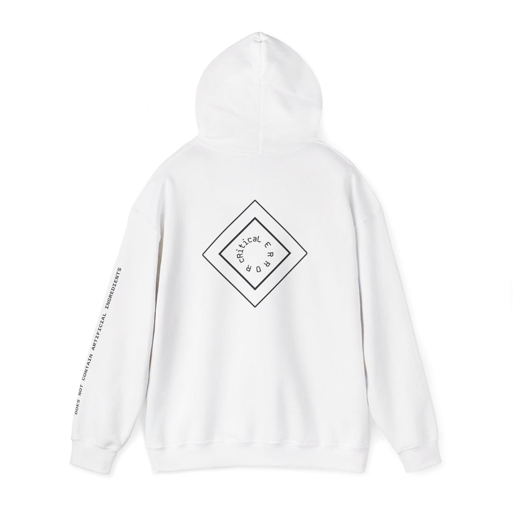 RED No. 40- AI- Could Never Be Artificial- cRiticaL ERROR Graphic Hoodie