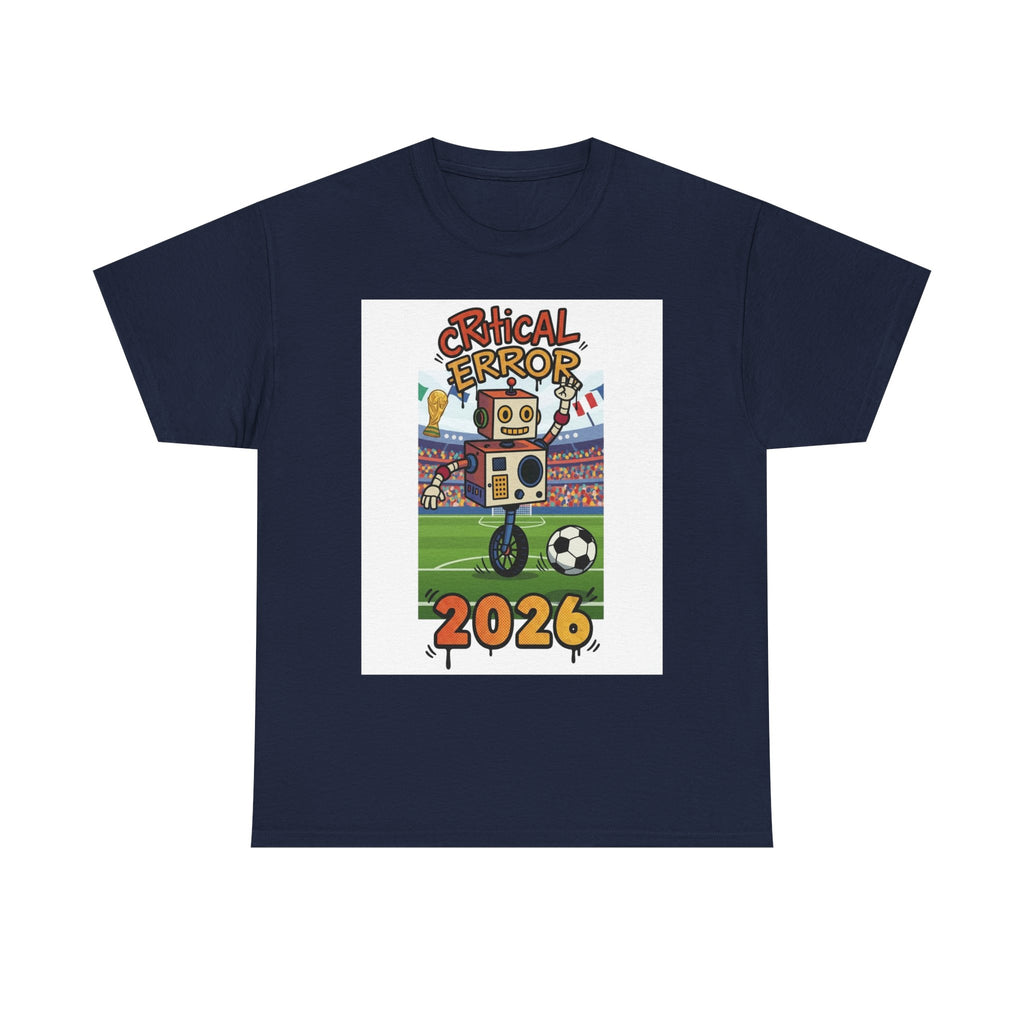 cRitcaL ERROR Does Football T-Shirt — Gamer & Soccer Fan Tee