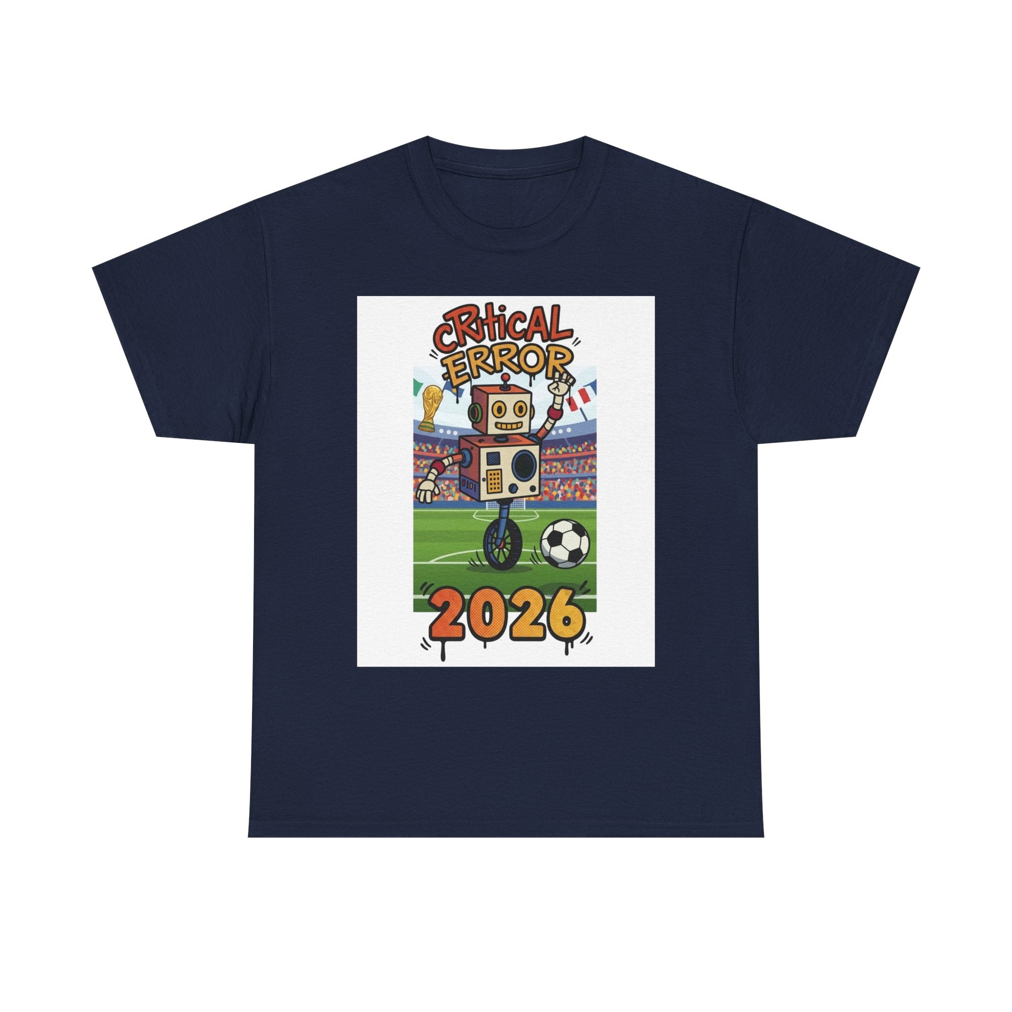 cRitcaL ERROR Does Football T-Shirt — Gamer & Soccer Fan Tee