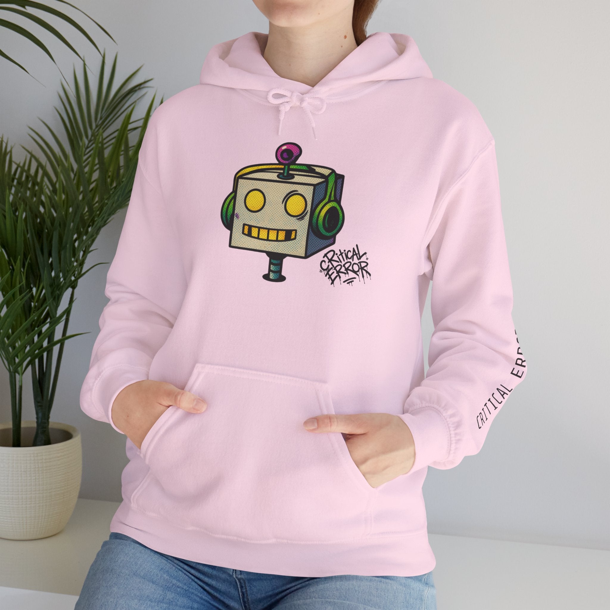 404 Error Robot Hoodie — Funny Tech & Programmer Sweatshirt