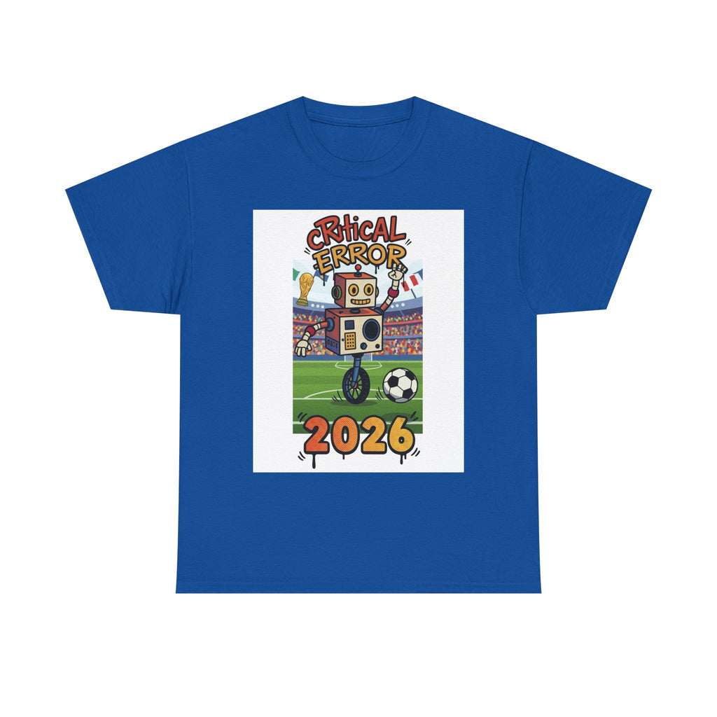 cRitcaL ERROR Does Football T-Shirt — Gamer & Soccer Fan Tee