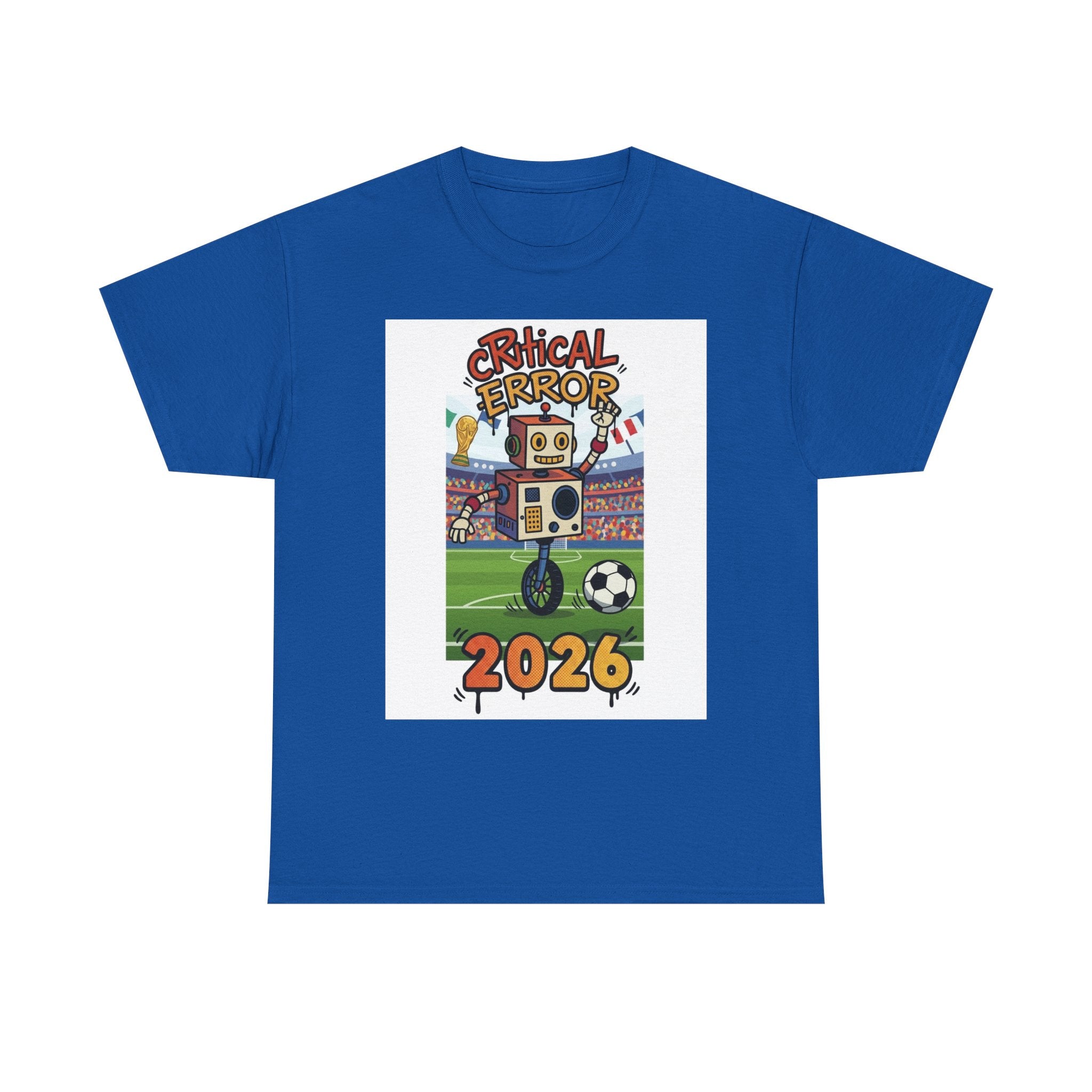 cRitcaL ERROR Does Football T-Shirt — Gamer & Soccer Fan Tee
