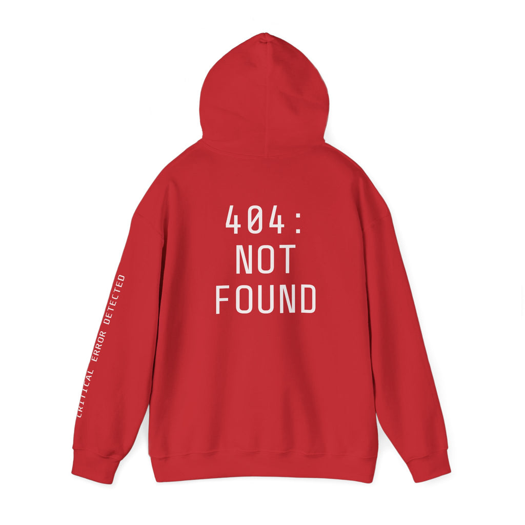 404 Error Robot Hoodie — Funny Tech & Programmer Sweatshirt