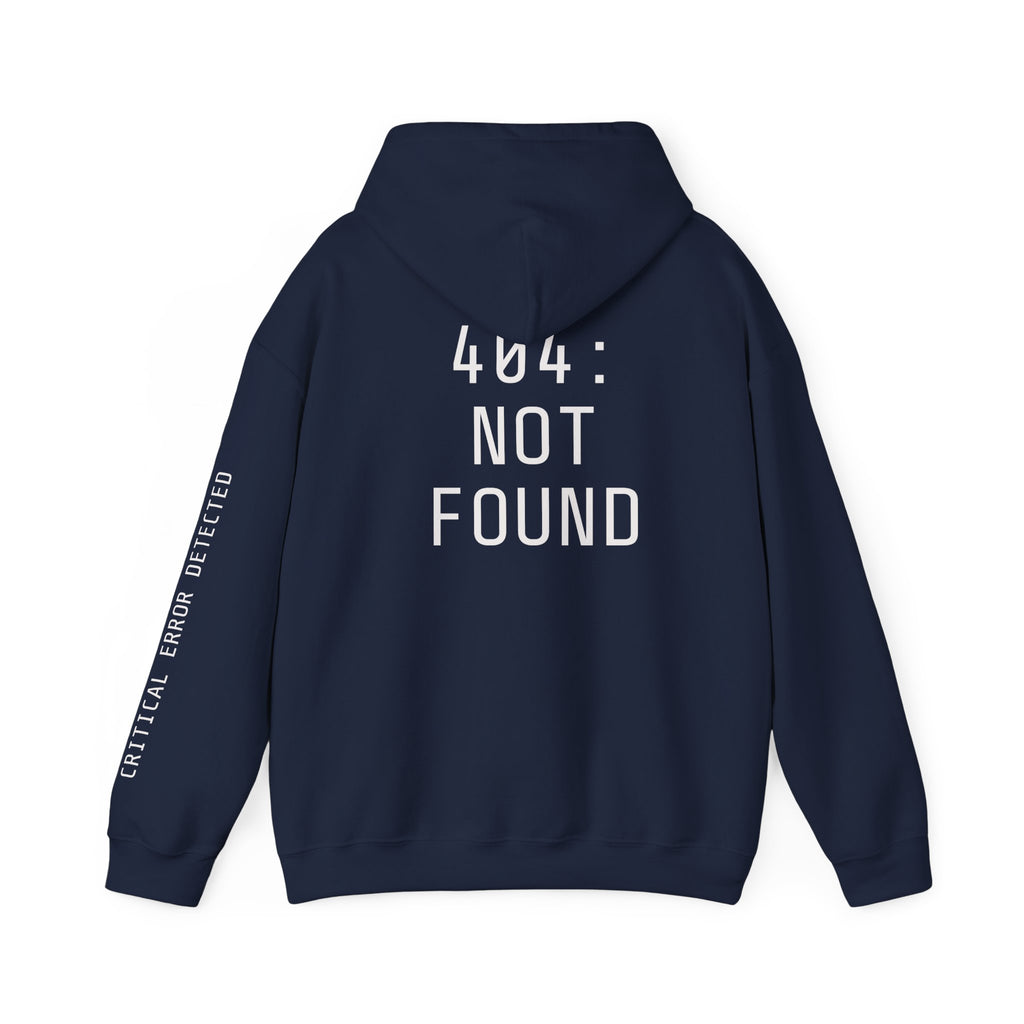 404 Error Robot Hoodie — Funny Tech & Programmer Sweatshirt