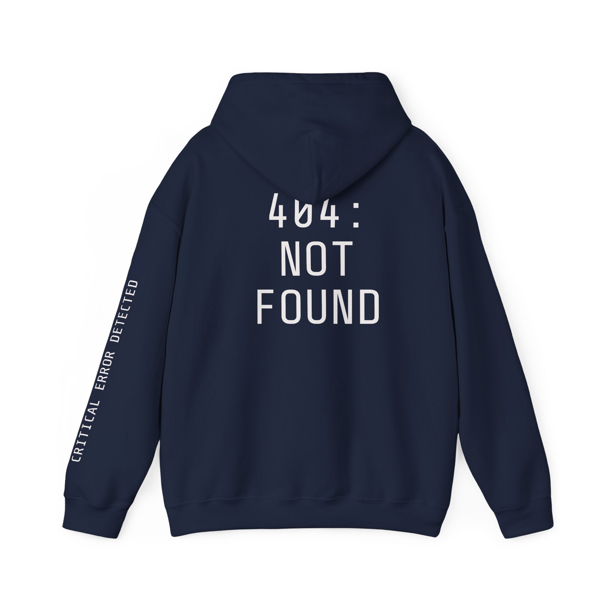 404 Error Robot Hoodie — Funny Tech & Programmer Sweatshirt