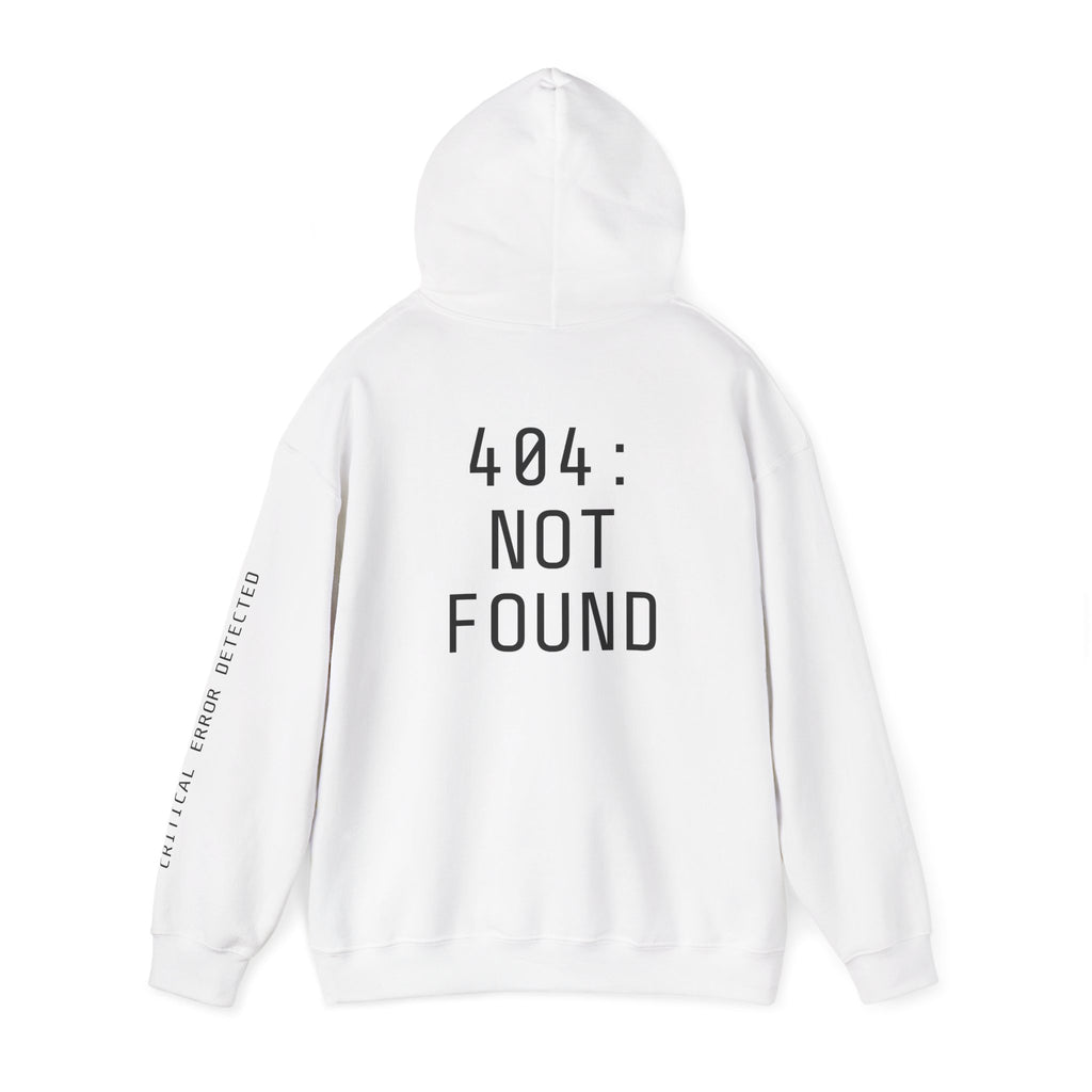 404 Error Robot Hoodie — Funny Tech & Programmer Sweatshirt