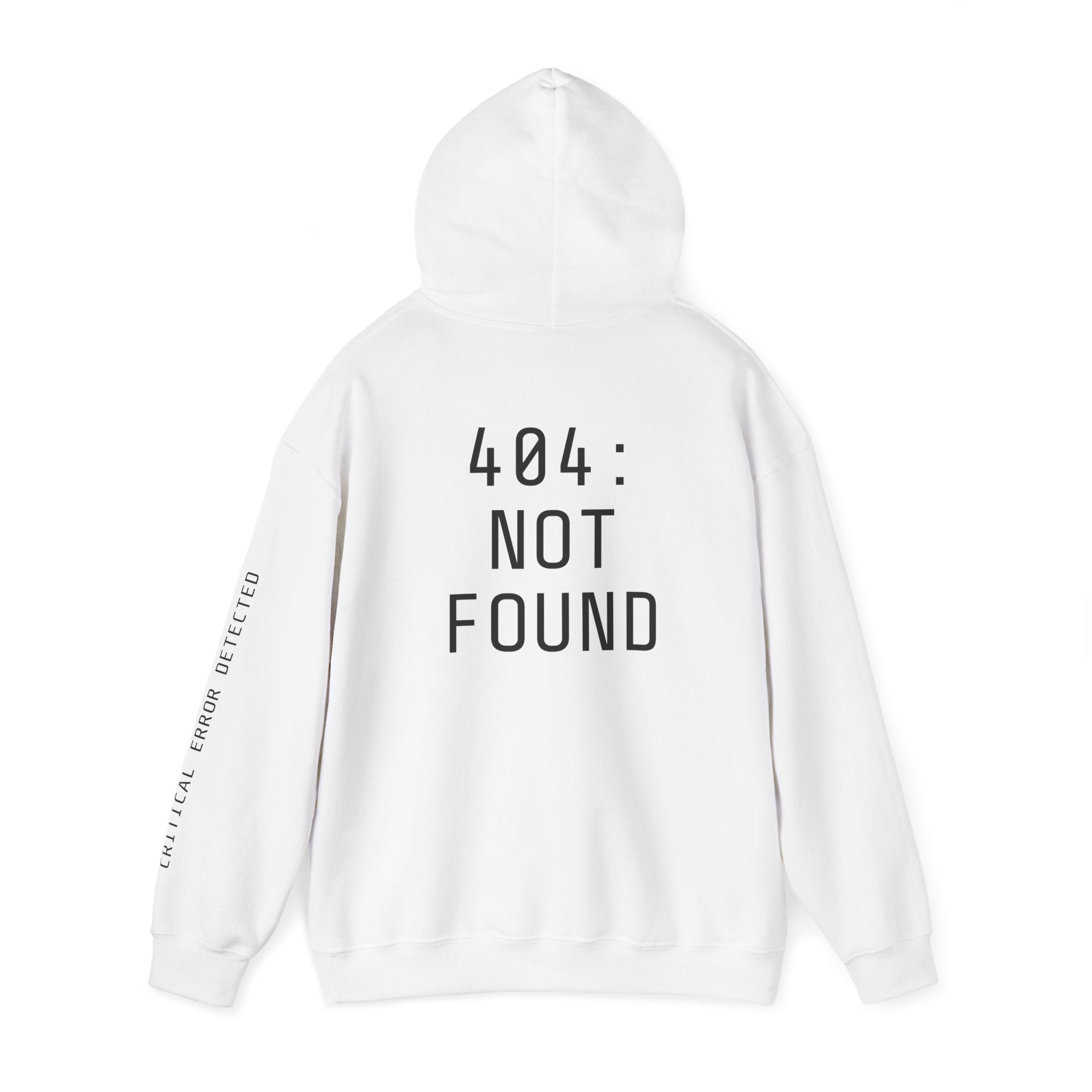 404 Error Robot Hoodie — Funny Tech & Programmer Sweatshirt