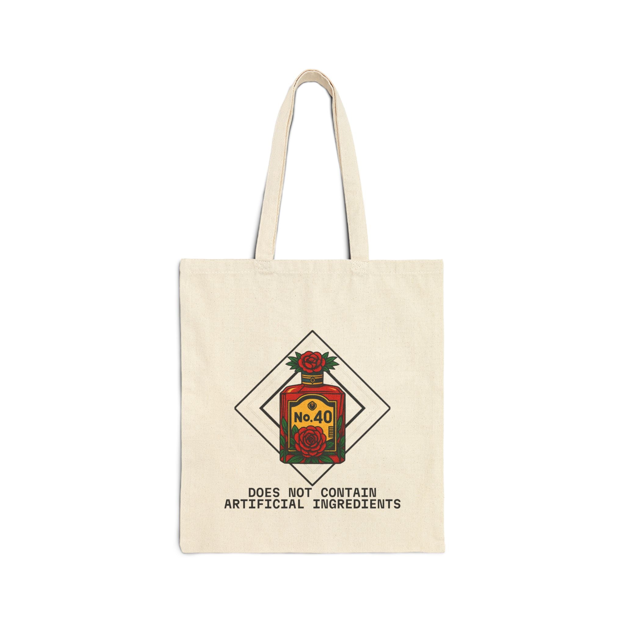 RED No. 40//Could Never Be Artificial- cRiticaL ERROR Canvas Tote Bag