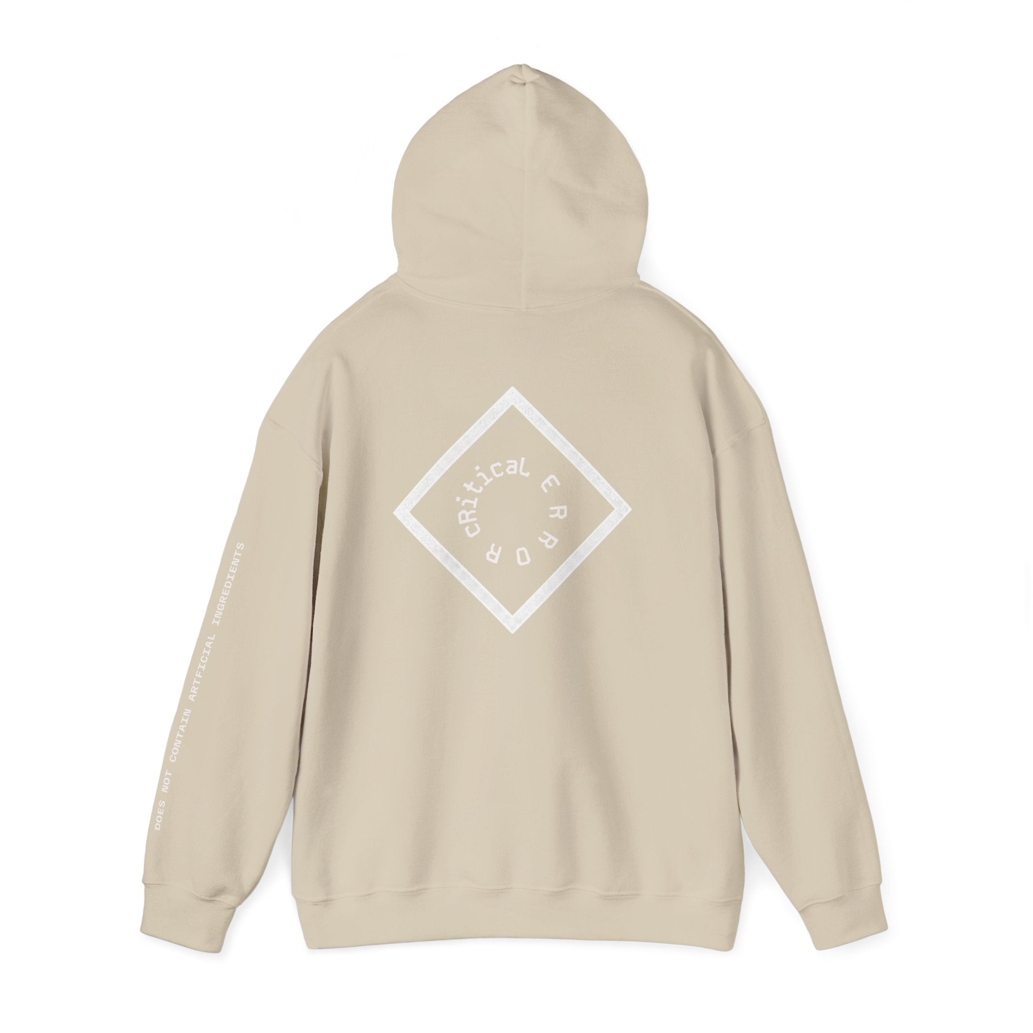 RED No. 40- AI- Could Never Be Artificial- cRiticaL ERROR Graphic Hoodie