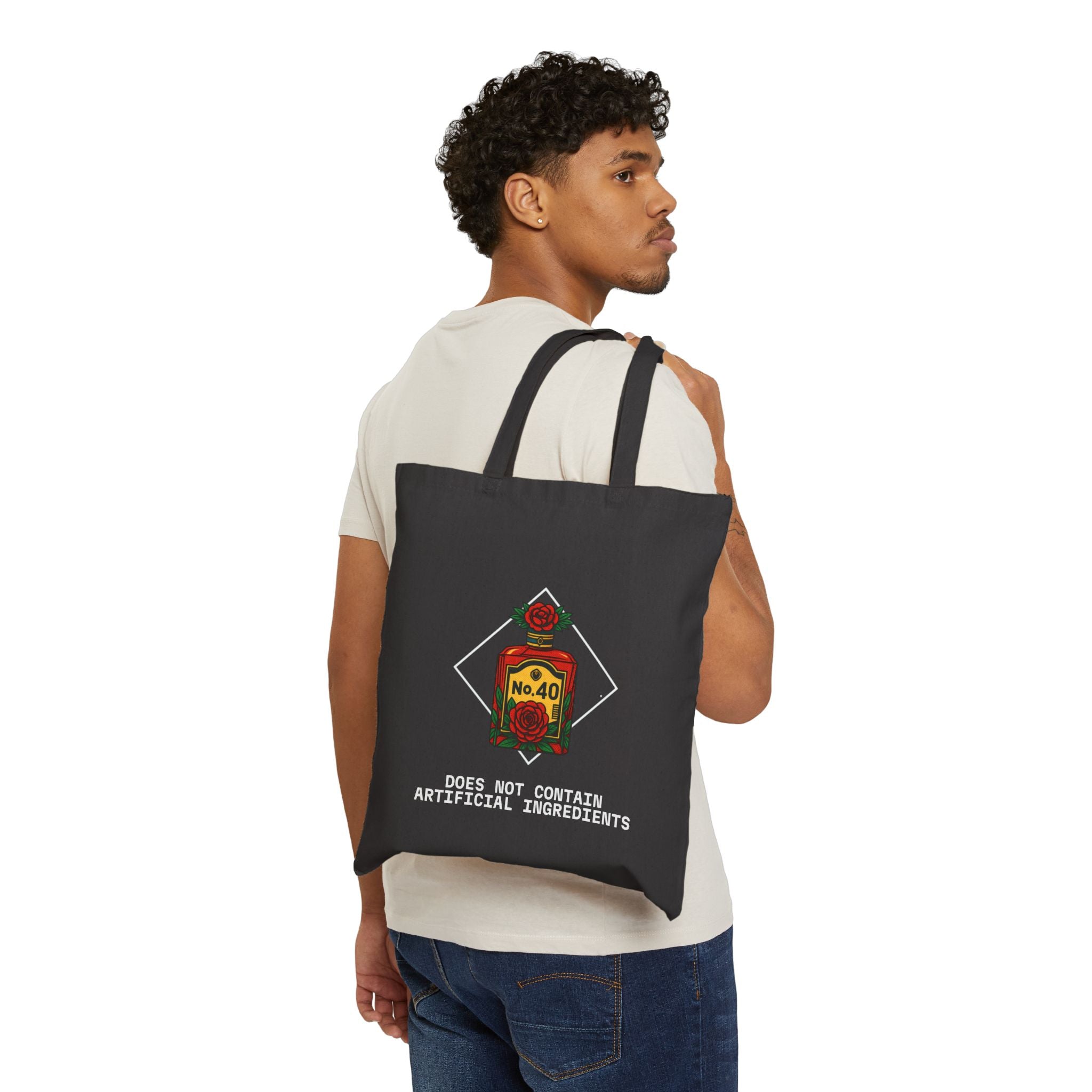 RED No. 40//Could Never Be Artificial- cRiticaL ERROR Canvas Tote Bag