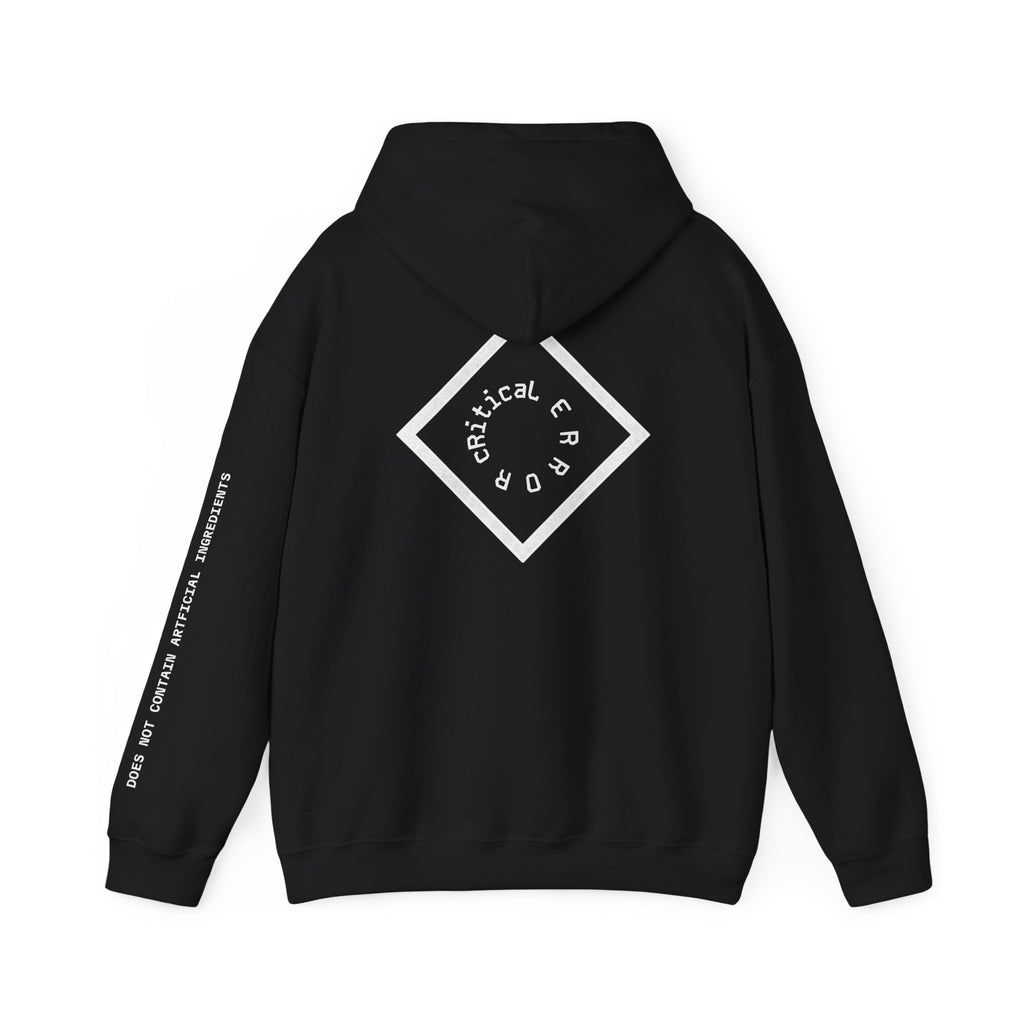 RED No. 40- AI- Could Never Be Artificial- cRiticaL ERROR Graphic Hoodie