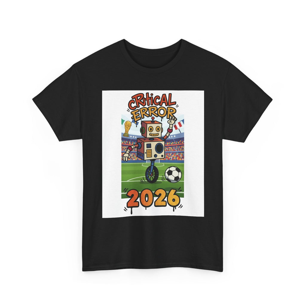 cRitcaL ERROR Does Football T-Shirt — Gamer & Soccer Fan Tee