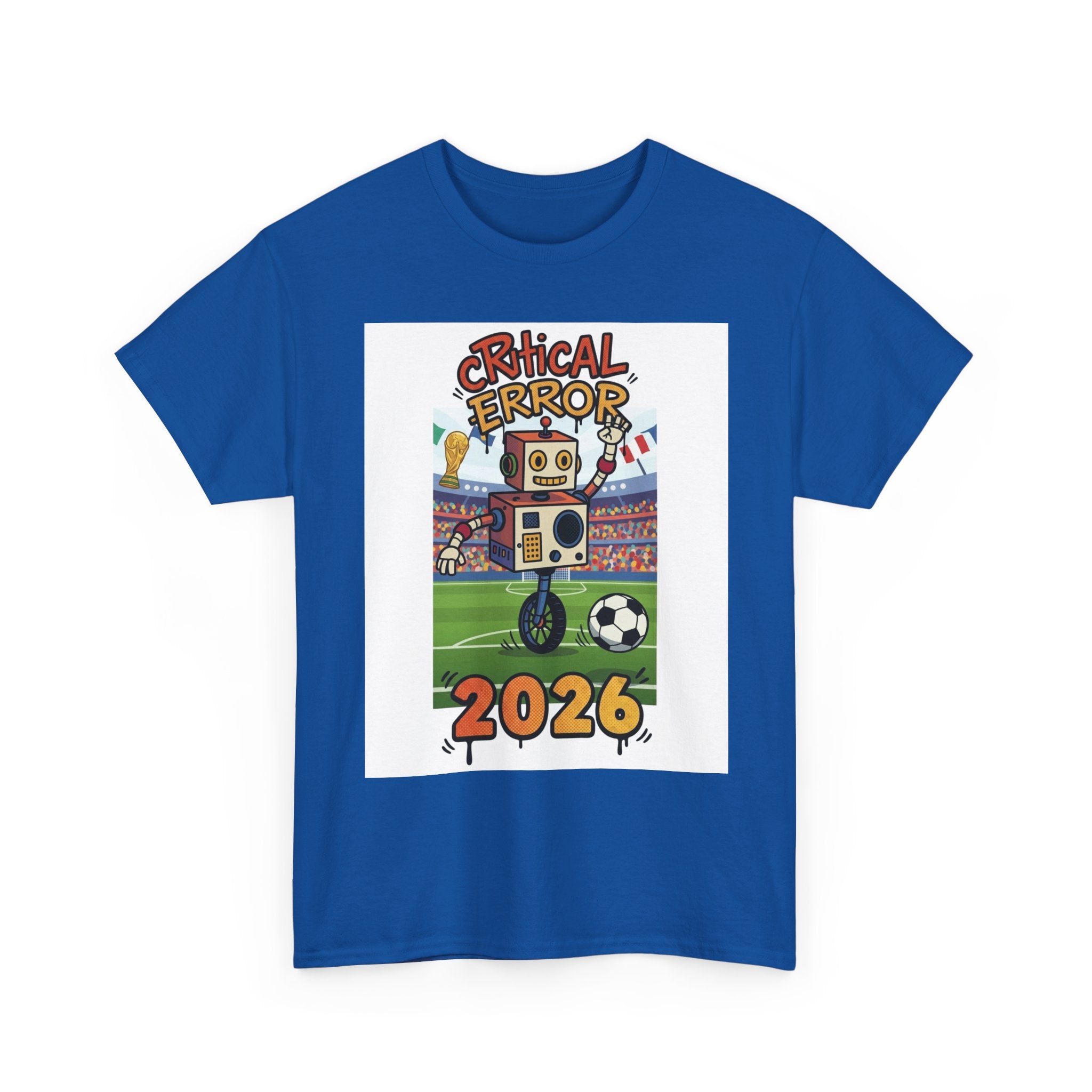 cRitcaL ERROR Does Football T-Shirt — Gamer & Soccer Fan Tee