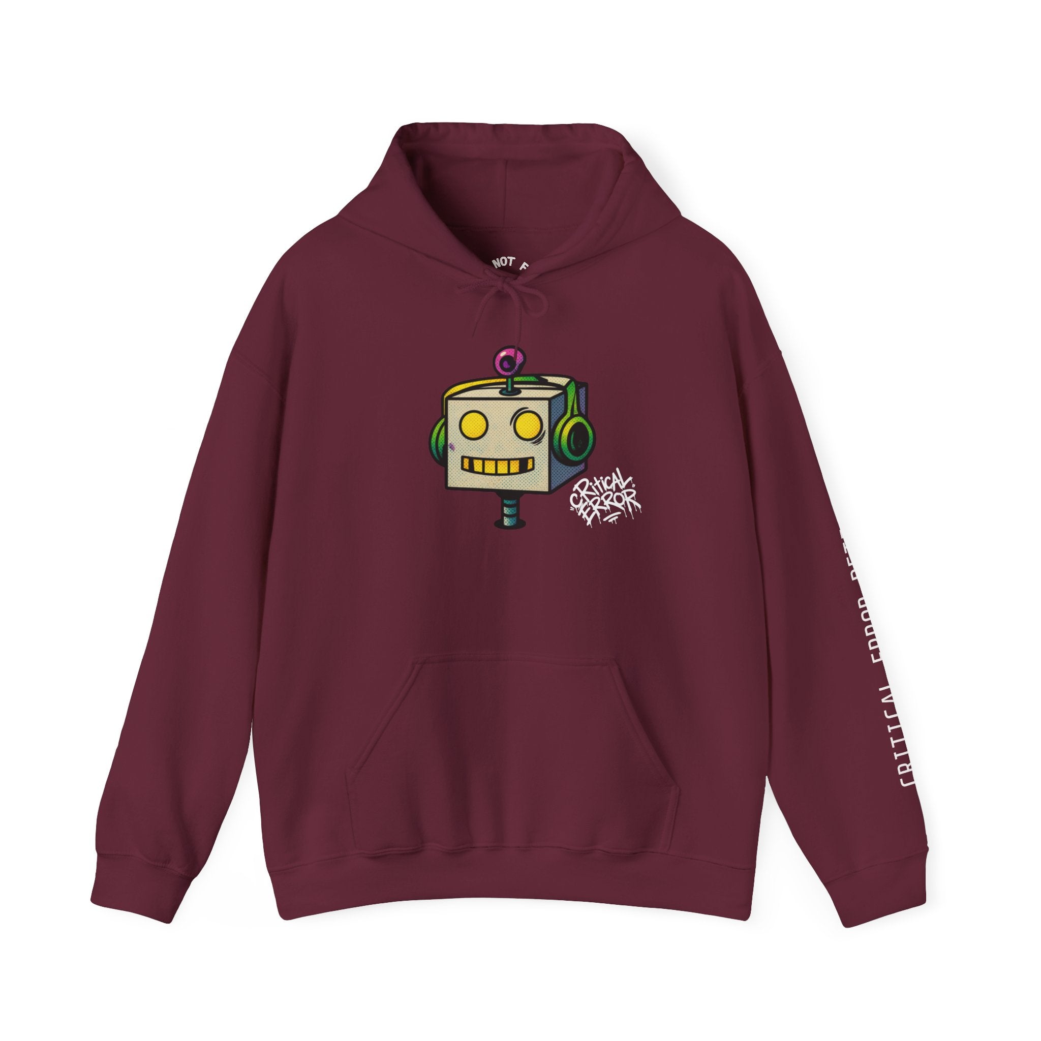 404 Error Robot Hoodie — Funny Tech & Programmer Sweatshirt