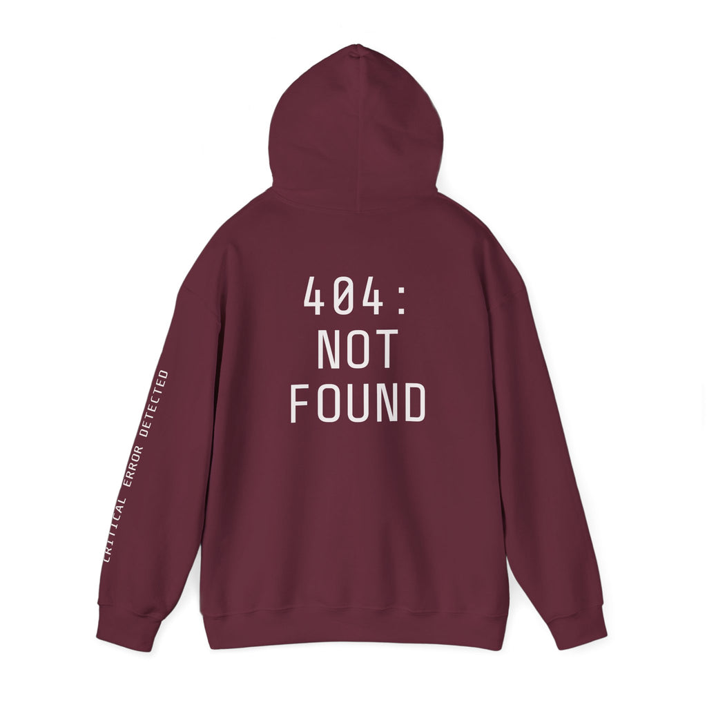 404 Error Robot Hoodie — Funny Tech & Programmer Sweatshirt