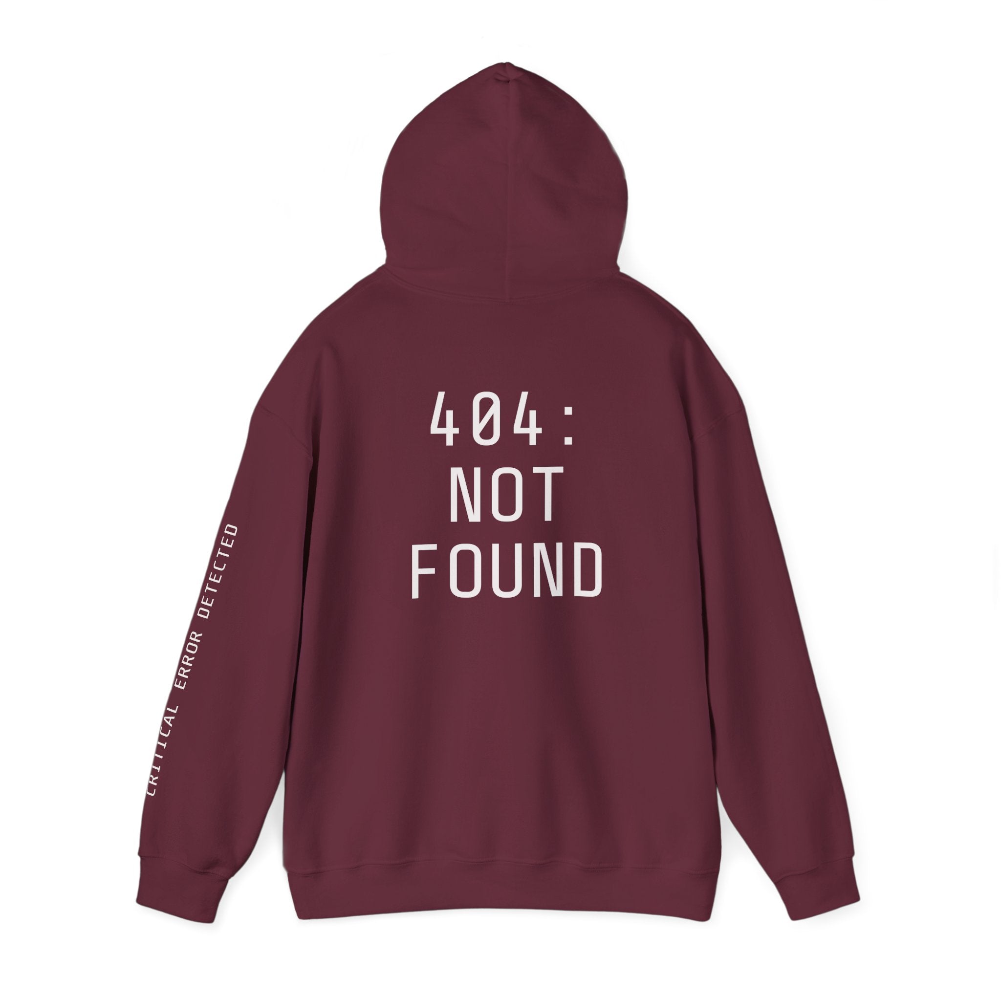 404 Error Robot Hoodie — Funny Tech & Programmer Sweatshirt