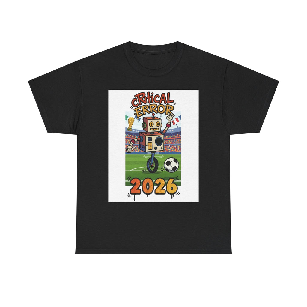 cRitcaL ERROR Does Football T-Shirt — Gamer & Soccer Fan Tee