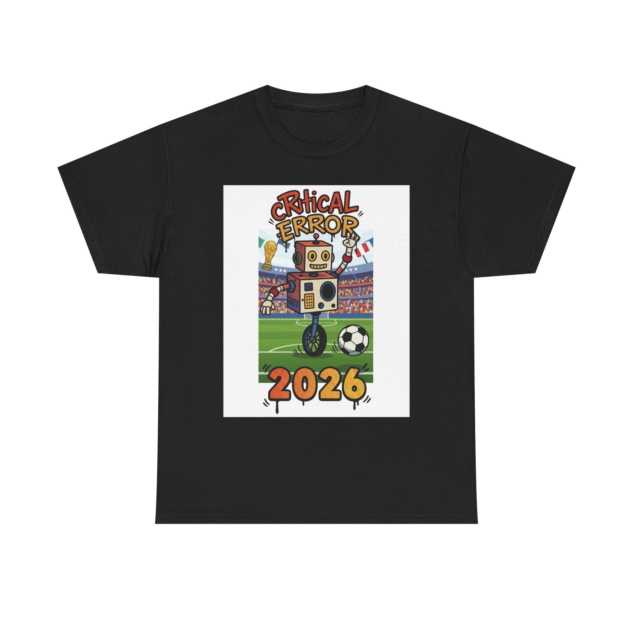 cRitcaL ERROR Does Football T-Shirt — Gamer & Soccer Fan Tee