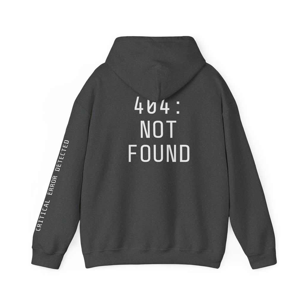 404 Error Robot Hoodie — Funny Tech & Programmer Sweatshirt