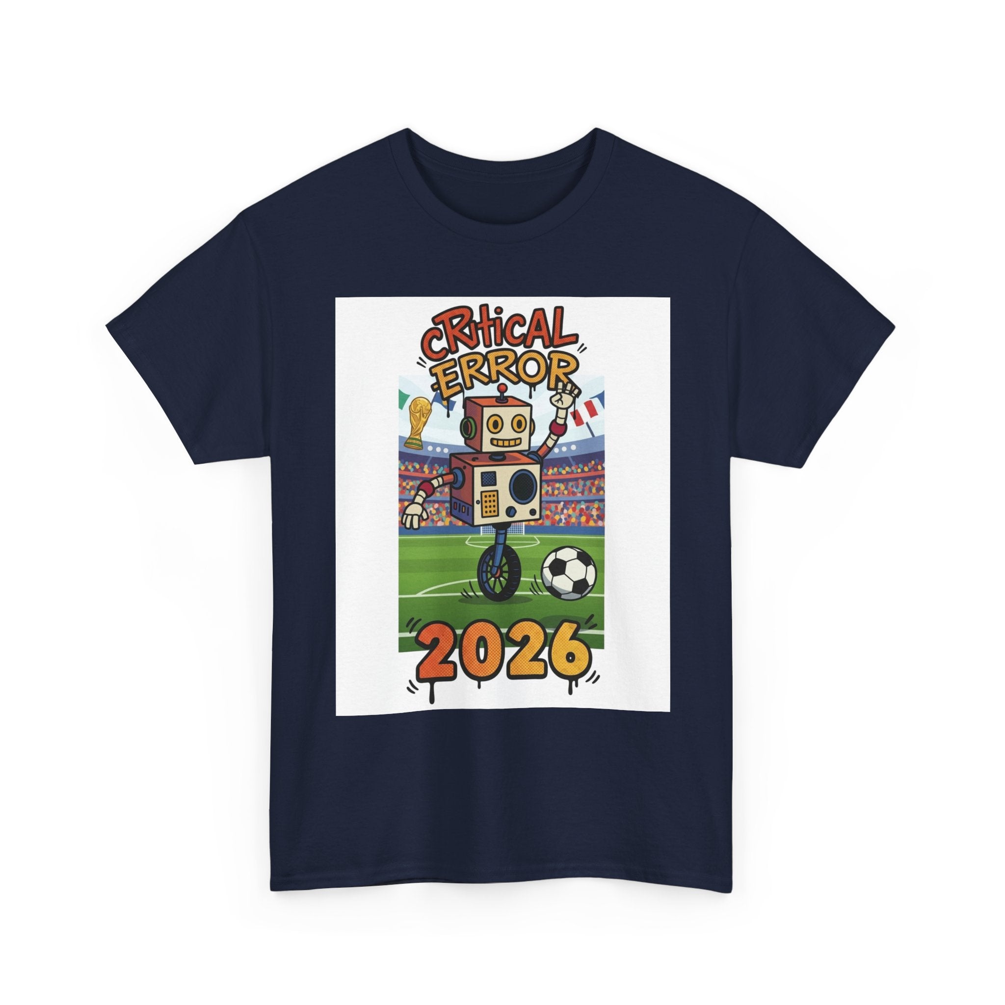 cRitcaL ERROR Does Football T-Shirt — Gamer & Soccer Fan Tee