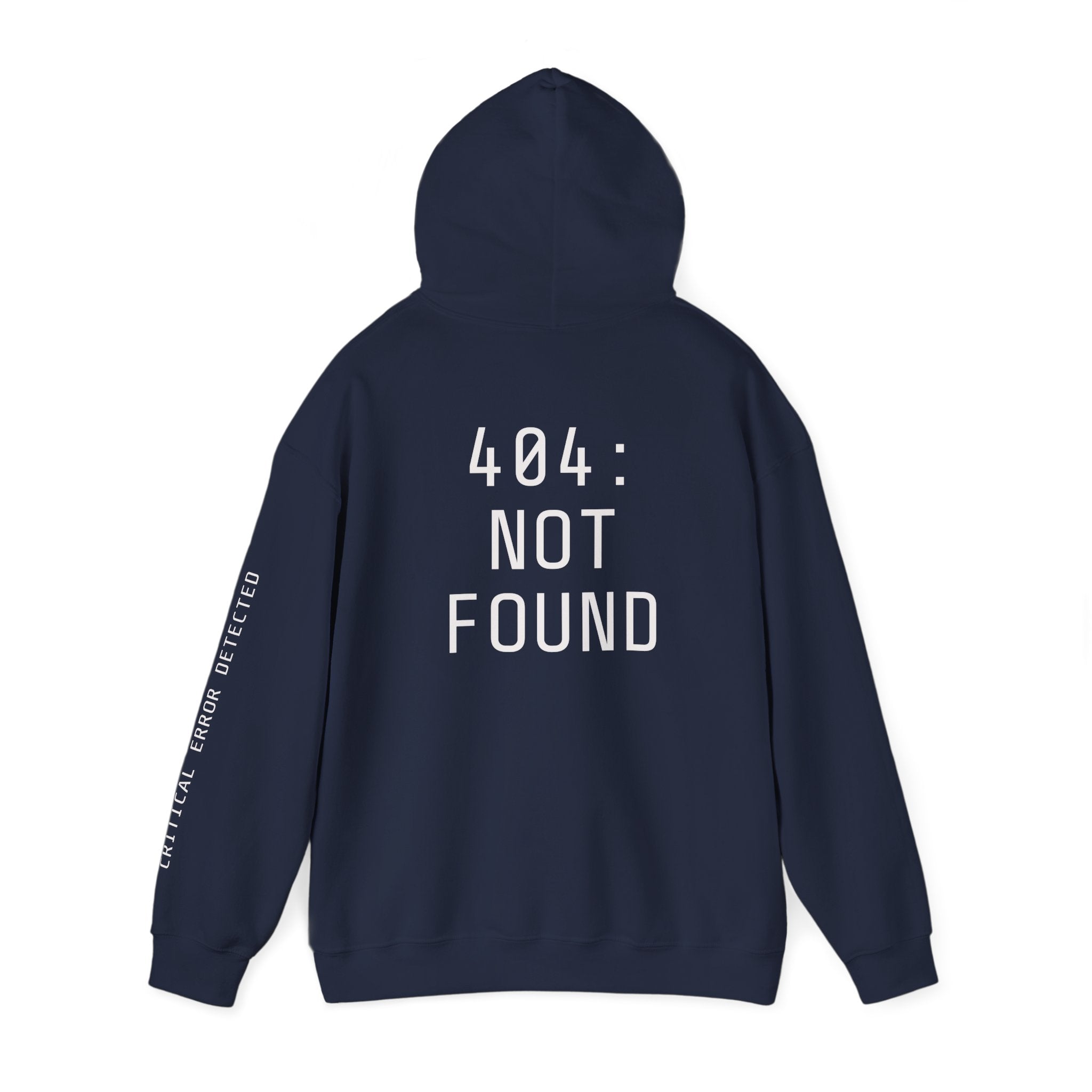 404 Error Robot Hoodie — Funny Tech & Programmer Sweatshirt