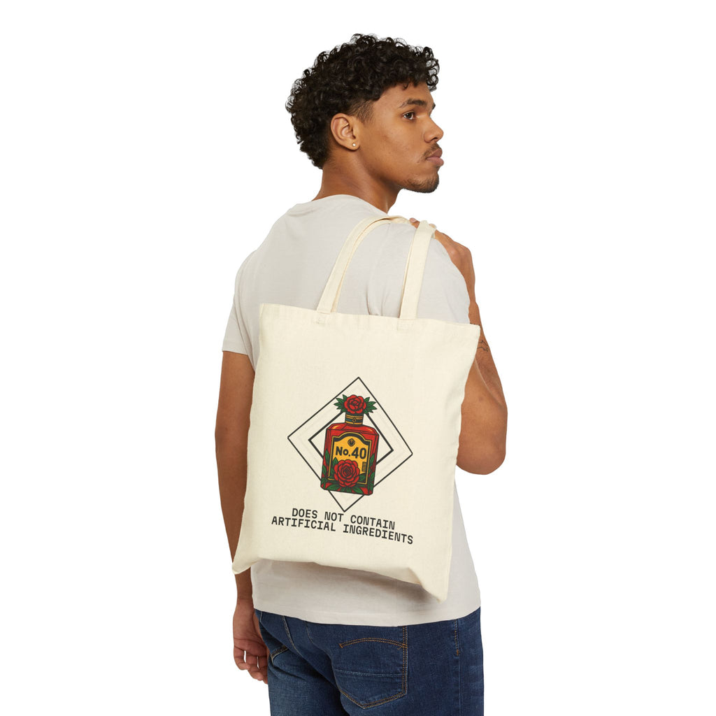 RED No. 40//Could Never Be Artificial- cRiticaL ERROR Canvas Tote Bag