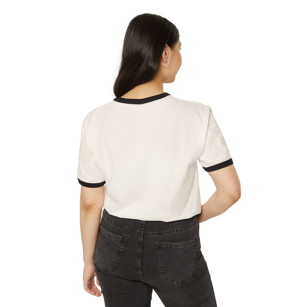 Cate Says- cRiticaL ERROR Vintage Scissors Barber & Stylist Ringer T-Shirt