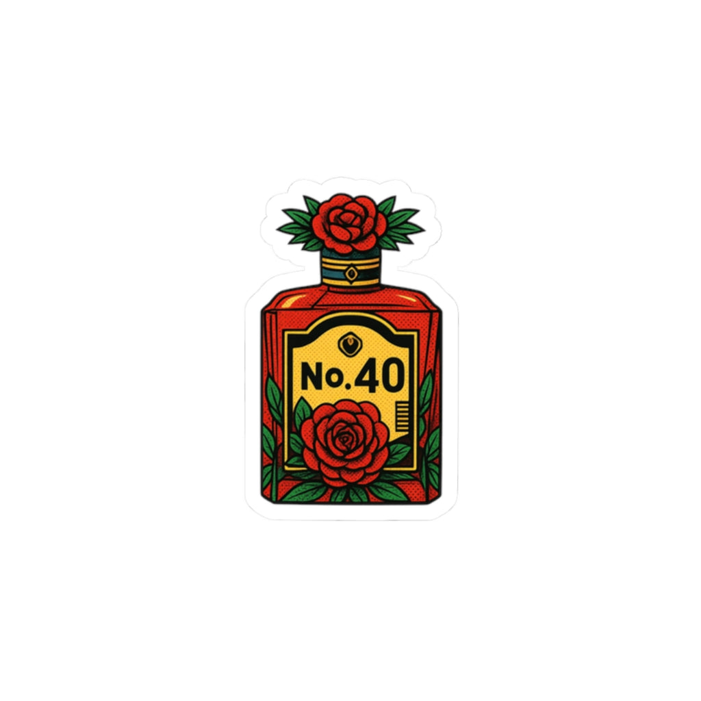 RED No. 40- Kiss Cut Stickers