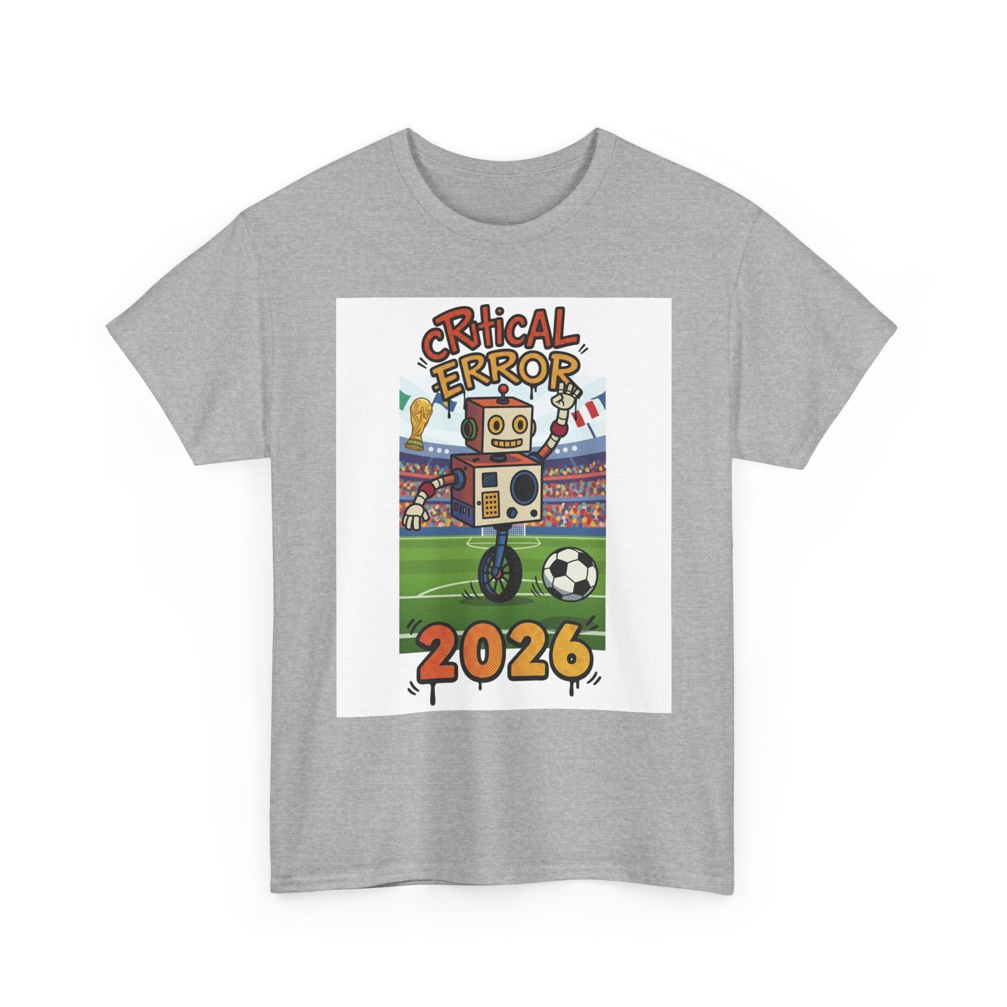 cRitcaL ERROR Does Football T-Shirt — Gamer & Soccer Fan Tee