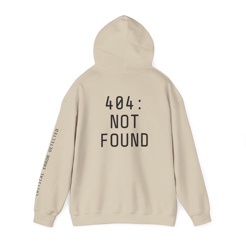 404 Error Robot Hoodie — Funny Tech & Programmer Sweatshirt