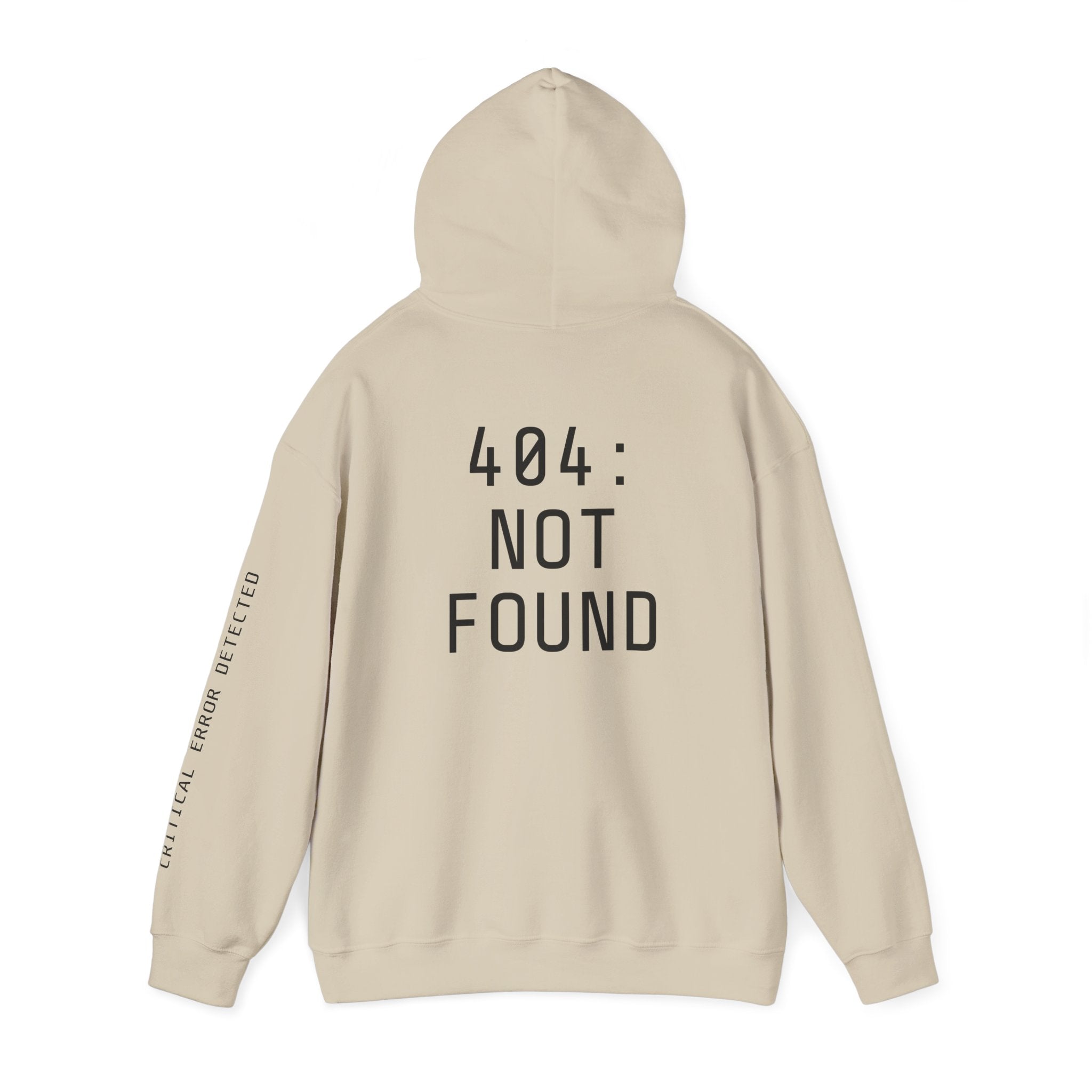 404 Error Robot Hoodie — Funny Tech & Programmer Sweatshirt