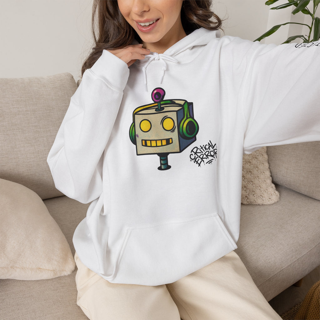 404 Error Robot Hoodie — Funny Tech & Programmer Sweatshirt